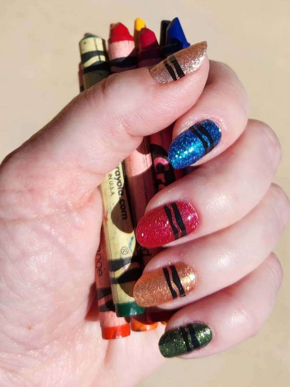 *Retired* Color Street: Flying Colors | School Crayon Fall Academic Preppy Clear